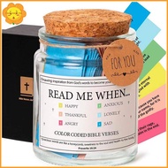 VASTJI Bible Verse Jar Spanish Scripture Prayer Hope Bible Verse Jar Decoration Positive Thinking Em