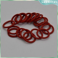 [lzdhuiz3] 20 Packs Silicone Tube Damper Silicone Rings For 12AX7 12AU7 12AT7 12BH7