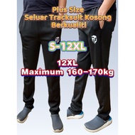 Plus Size Tracksuit Berkualiti S/12XL Seluar Sukan Kosong Kain Yoga Tracksuit Kosong Track Bottom Yo