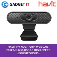 HAVIT HV-ND97 720P FULL HD WEBCAM WITH BUILT-IN MIC ( ND97/ 97 )- LOGITECH C310, GENIUS FACECAM 1000