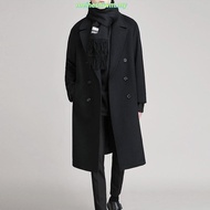 High Quality Jaket Lelaki Quality Cotton Men's long trench coat, autumn and winter woolen coat, men'