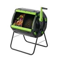 Litgrow 200L Outdoor Compost Bin Tumbler for Food Waste - Outdoor Compost Bin for Kitchen Garden & H