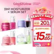 [Shopee Exclusive] Glad2Glow Basic Skincare Set Brightening Glowing/Repair/Anti Acne/Aging/Dark spot