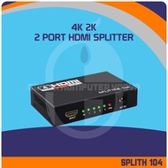1x4 HDMI Splitter 4K 2K Full Ultra HD 1080P 60Hz 4 Port HDMI Connector