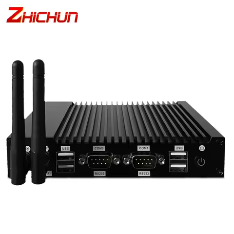 Industrial Mini Pc Box Android System Quad Core K400-RK3399 Hackintosh Two Ethernet Mini PC Desktop 
