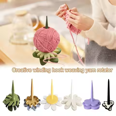 Multi-Functional Gerbera Spinner Prevent Yarn Tangling Removable Yarn Ball Holder Yarn Spool Box Yar