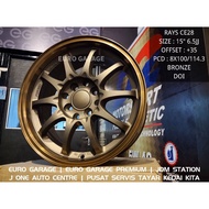 New Rim 15 4x100 4x114.3 Rays ce28 axia bezza viva kelisa kenari wira myvi jazz city vios saga persona iriz