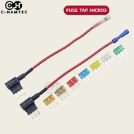 Fuse Tap Micro3 With Car Power Extension Cable 12V/24V