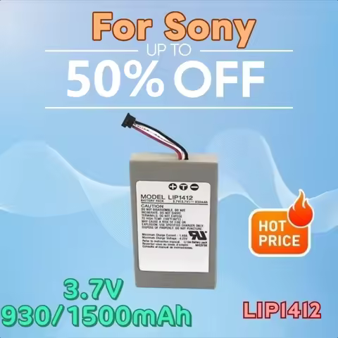 3.7V 930/1500mAh LIP1412 High-capacity Battery for Sony PSP Go Game Console