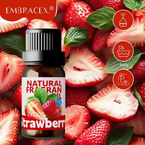 10ml Strawberry Essential Oils Strawberry perfume Funny Gifts Sweet perfume Gift For Women & Girl mi
