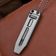 【MOO】-TC4 Titanium Alloy Multi-Function Pry Bar Corkscrew Screwdriver Mini Wrench Crowbar Pocket Too