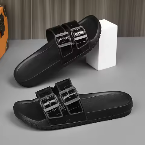 slippers male summer slippers men lightweight sandal men beach slippers men flats comfortable casual