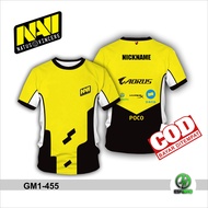 JERSEY NAVI Esports Baju Gaming DOTA2 printing murah 2022 Gratis Kasih Nama Dan Ganti Logo