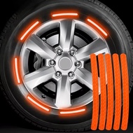 Sticker Glow In The Dark 20Pcs Untuk kendaraan Stiker Strip Reflektif 20 Pcs Untuk Velg Mobil Motor