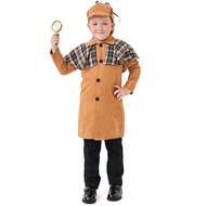 Halloween Costume Children's Detective Game Parent-Child Boy Suit Holmes Role-Playing Costume