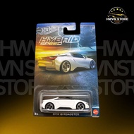 Hotwheels Silver Series BMW i8 Roadster white model car
