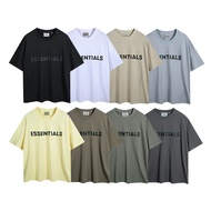Simple FOG T shirt tshirt Short Sleeve Coat Men Women Best Quality FG Printing O-Neck Black
