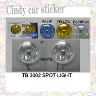 car fog lamp sportlight yellow white blue 2 Pcs 3002 ,3INCH