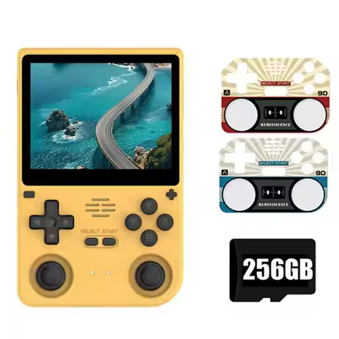 L06A-V20 Retro Video Handheld Game Console 256GB 3.5Inch IPS HD Screen A133P Open Source Linux For G