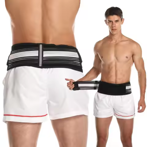 Sport Waist Support Belt Adjustable Sacroiliac SI Joint Hip Belt Pelvic and Lower Back Support Brace