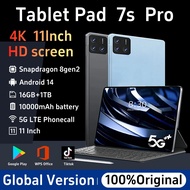 2026 New Original Pad 7 Pro Tablet Android 14 16GB+1T 11 inch Snapdragon 8gen2 4K 10000mAh 5G Dual S