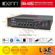 DENN DMA-480BZ Public Address 4-Zone Selector USB Amplifier (Mono 100V)