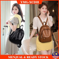 【READY STOCK】Beg Galas Belakang Perempuan Kulit Pu Bagpack Wanita Versi Korea Backpack Women Lembut Beg Sekolah Perjalanan Wanita Berkapasiti Besar School Bag  beg sekolah perempuan 601081