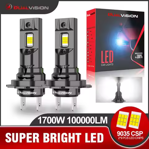 100000LM H7 LED Bulbs Headlight 9035 CSP Wireless Tube 1700W CSP for Car Headlamp Auto Diode Lamps C