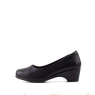 LARRIE Kasut Perempuan Victoria Hitam Basic Formal Heels - L22304-KT01SV-1-BLACK
