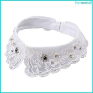 HO False Collar Necklace Detachable Beaded Collar Necklace Choker Collar Necklace