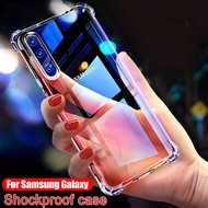 Shockproof Clear Silicone Back Cover for Samsung Galaxy A51 A71 A50 A70 A52 A72 A32 A12 A10 S9 S8 S10 S20 fe S21 Note 20 Ultra 8 9 10 Plus Back Shockproof Case