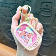 Kapibara Slide Game Console Keychain Cute Puzzle