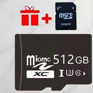 1pc 512GB/256GB/128GB/64GB/32GB/16GB High Speed TF Card With Adapter - U3 C10 Memory Card For Tablet