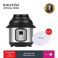 Instant Pot Duo Crisp 11-in-1 Air Fryer &amp; Electric Pressure Cooker (8 QT/7.5 L) with 8QT Silicone Lid