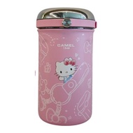 粉紅色Hello Kitty 1.0L升不銹鋼保溫飯壺附0.7L玻璃容器送帆布袋