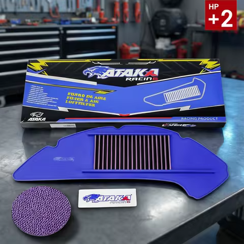 ATAKA Motorcycle High Flow Air Filter NMAX155 V1 V2/3 PCX Click 150 RS150 Y15ZR R15 V3 XMAX YZF-R155
