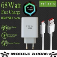 Charger Casan Infinix GT 10 Zero 20 30 X Pro Note 10 11 12 20 30 Pro ViP 68W Fast Charging All Round