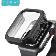 KUULAA Apple Watch Case with Screen Protector Full Cover Case Front Cover Scratch and Shock Resistant for iWatch Series 4-7