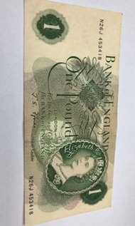 舊英磅一元