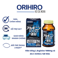 Viên Uống L-Arginine 1000mg và Zin C Orihiro 120 Viên Tăng Cường Sinh Lý Nam Giới