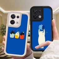 DMY case cat oppo Reno 8 8T 7Z 5G 10 pro 8Z 2 3 6 7 pro 5 R11 R11S R15 R17 find X5 X3 pro soft silicone cover shockproof