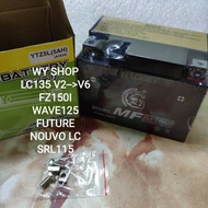 MF SUPERIOR HEAVY DUTY SEALED BATTERY (YTZ5) FOR YAMAHA LC135 V2-->V6, NOUVO LC, HONDA WAVE125, AND 