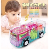 Transparent BUS Toy BUS GEAR LIGHT BUS Toy BUS Lamp BUS LS