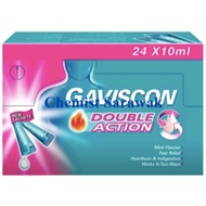 Gaviscon Double Action/Liquid Sachets 24 x 10ml(1box)