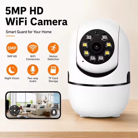5MP Wifi IP Camera o-kam pro Smart Home Auto Tracking 1620P Full Night Vision Network Wireless CCTV 