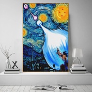 Cuadros Van Gogh's Anime Gift Posters Pictures Canvas HD Wall Art Home Decor Paintings Living Room Decoration Accessories