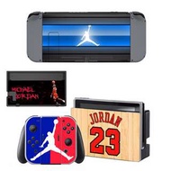 全新 Michael Jordan Nintendo Switch保護貼 有趣貼紙 包主機2面+2個手掣) YSNS0736
