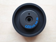 มู่เลย์หน้าเครื่อง (มู่เลย์ข้อเหวี่ยง) MITSUBISHI CEDIA 1600CS34G18รูข้อเหวี่ยง 14มิล ราคาตัวละ 800