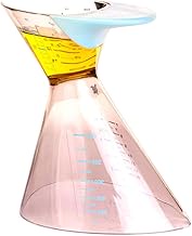 Wintem Plastic Dual Sided Measuring Cup - 2 Different Capacities 100/500ml - Strong and Lightweight 