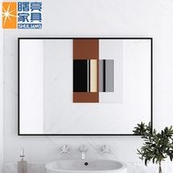 XYShuliang（SHULIANG）Bathroom Mirror Hand Washing Toilet Washstand Wall Mount Punch Wall-Mounted Mirror